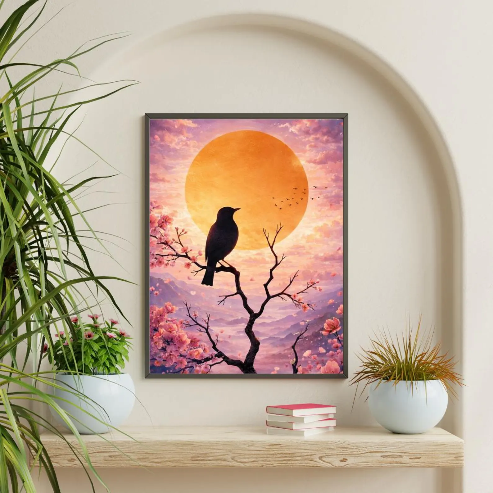 Bird Silhouette Sunset