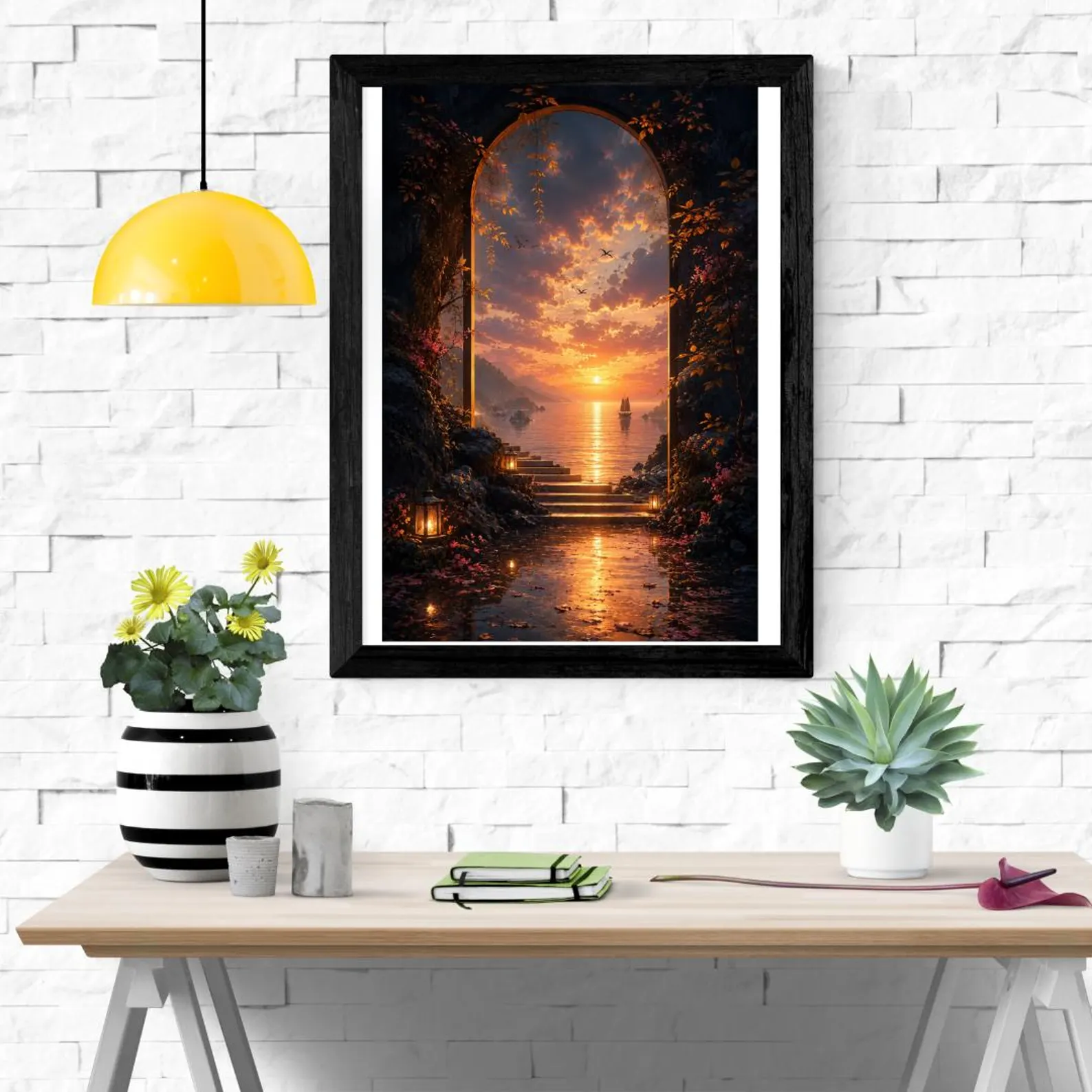 Golden Arch Sunset