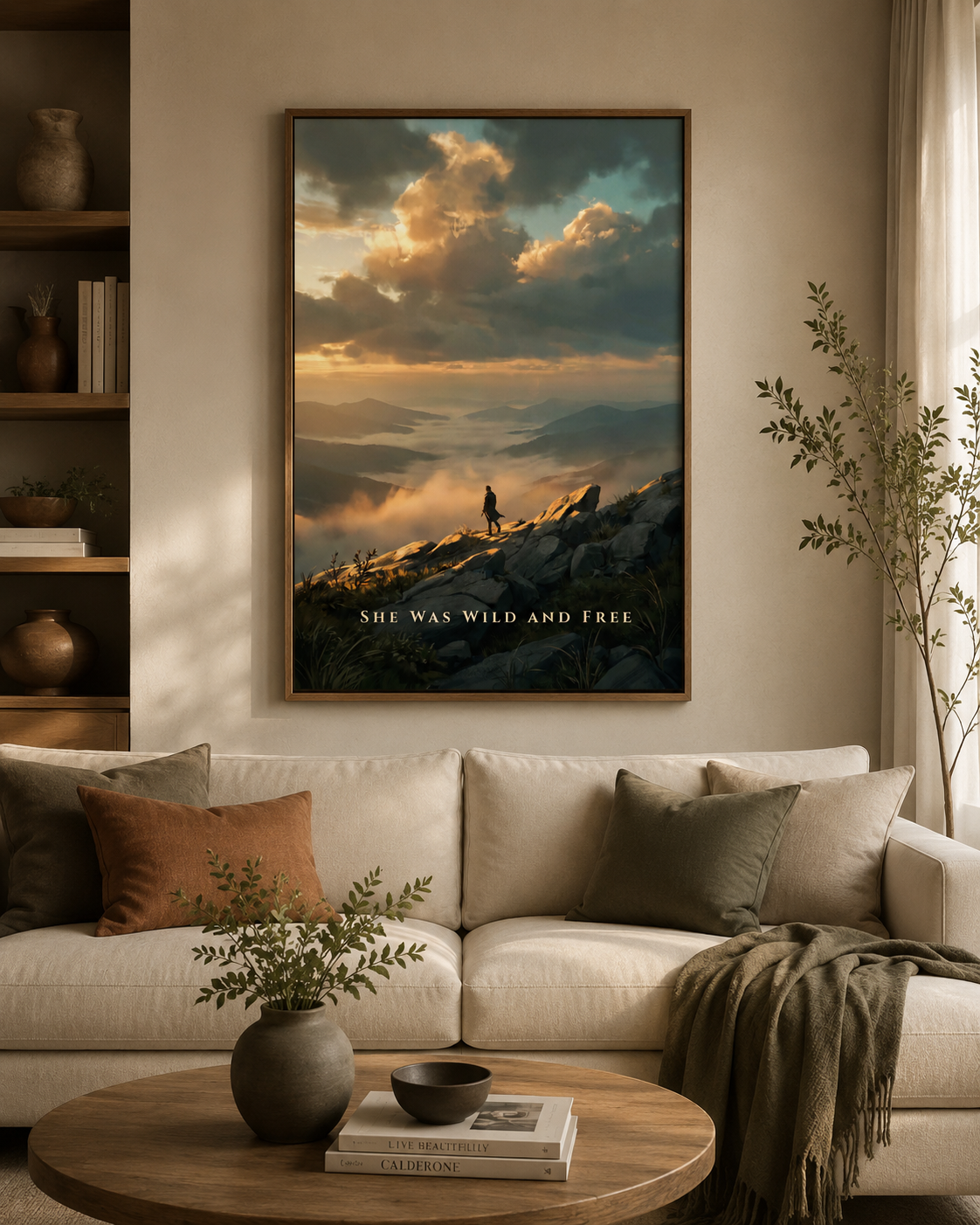 Stillume art in a living room