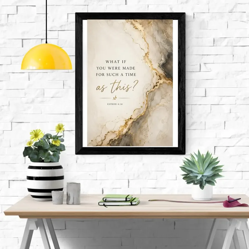 Such a Time as This — scripture quote printable wall art
